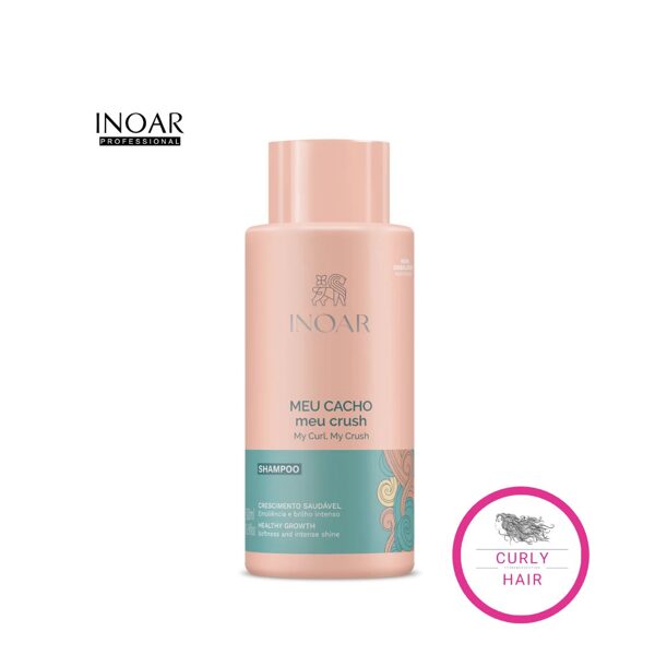 INOAR Meu Cacho Meu Crush Shampoo - šampūns cirtainiem matiem 500 ml